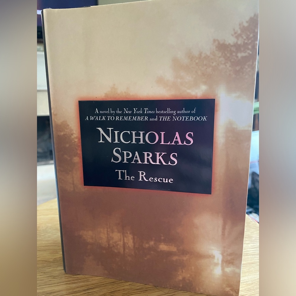 Nicholas Sparks, the rescue and hardcover